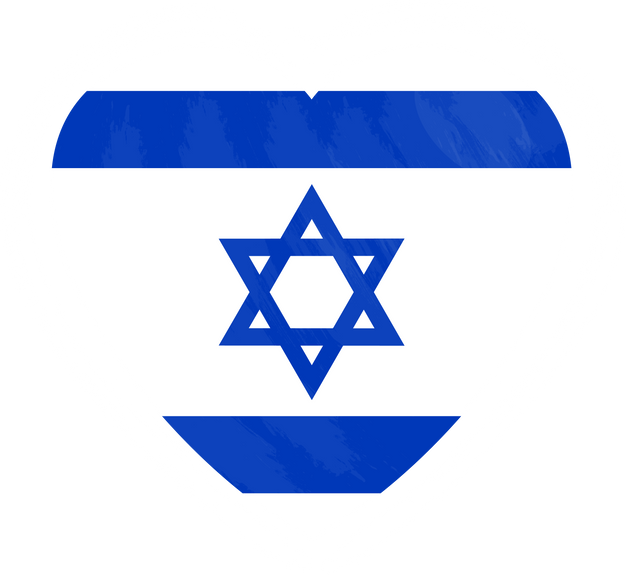 Israel Flag Heart